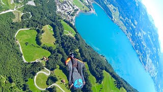 Mesut Turan  Walenstadt Wingsuit BASE jump [upl. by Lynette]