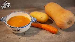 Soupe butternut pommes de terre et carottes  La Cuisine de Monica [upl. by Aham]