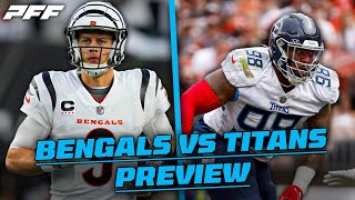 Bengals vs Titans Week 4 NFL Preview  PFF [upl. by Reave]