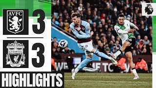 Quansah amp Gakpo Goals in Six Goal Thriller  Aston Villa 33 Liverpool  Highlights [upl. by Aneleairam]