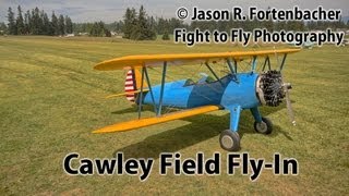 Cawley Field FlyIn  Stearman PT22 Cessna Piper Etc [upl. by Isis103]