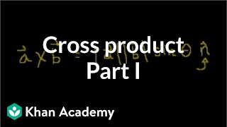 Cross product 1  Magnetic forces magnetic fields and Faradays law  Physics  Khan Academy [upl. by Keeler]