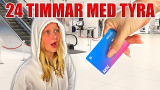 24 TIMMAR MED TYRA  Betalar för allt 💲😱 [upl. by Idden736]