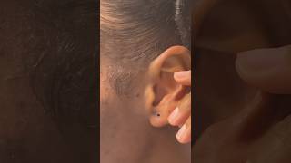 😛👂🏽Stretch My EARS w Me stretchedears gauges earrings ears natural diy howto locs [upl. by Bertolde83]