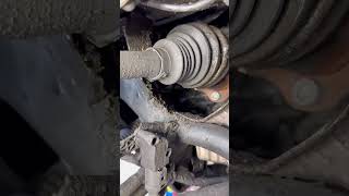 Bad CV Axle driveshaft vibration while driving cv shaft driveline driveshaft boot torn Audi VW [upl. by Nnazil]