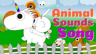 animal Sounds Song  Nursery rhyme  Fun rhyme  animal song [upl. by Dola408]