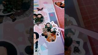 demon Slayer scrapbooking 💗🦋demonslayer diy scrapbooking anime music [upl. by Eerahc485]