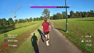 Mudgeeraba parkrun 13042024 492 virtual running [upl. by Letsou306]