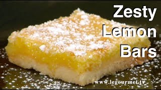 Zesty Lemon Bars or Squares [upl. by Reger776]