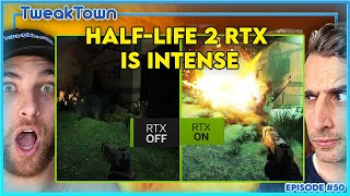 HandsOn with Half Life 2 RTX and an Interview with NVIDIA GeForce [upl. by Monie]