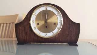 Bentima franz hermle triple chime mantle clock Westminster [upl. by Arvid]