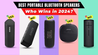 Best Portable Bluetooth Speakers 2024 watch before you buy [upl. by Attelrahs]