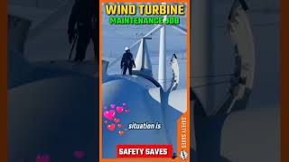 🎙️காற்றாலை பணி 🏭 ⚠️Wind Turbine Maintenance Job 👷 🕵️Safety Saves 🎥 shortsfeed [upl. by Alfonse93]