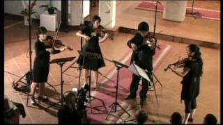 GPhTelemann  Concerto for 4 violins  part1 Kim Kyoung Min Baek HaHyun Lin Wen Chao Du Juan [upl. by Artsa]