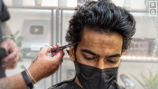 He Wanted A Medium Length Hairstyle Like Dev Patel Dev Patel INSPIRED Wavy Hairstyle [upl. by Alwin]