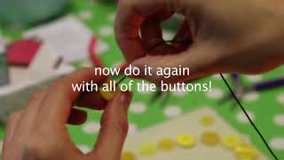 How to make a Button Necklace [upl. by Meek]