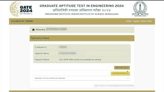 GATE 2024 Result Announced [upl. by Sidoon]