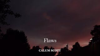 CALUM SCOTT  Flaws Song without music LYRICS [upl. by Marv]