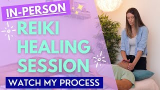 What an inperson Reiki session looks like Full 30minute example [upl. by Ahsatan]