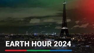 Landmarks worldwide turn dark for Earth Hour  ABSCBN News [upl. by Aiepoissac]