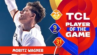 Moritz Wagner 25 PTS  TCL Player Of The Game  GER vs JPN  FIBA Basketball World Cup 2023 [upl. by Marka233]