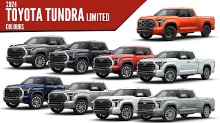 2024 Toyota Tundra Limited – All Color Options – Images  AUTOBICS [upl. by Pine]