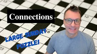 Connections  Sunday New York Times Crossword puzzle [upl. by Rolyat]