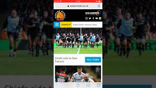 How to Add Exeter Chiefs Website to your Home Page [upl. by Adolfo]