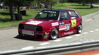 The best VW at Hillclimb Reitnau  nice Sounds of Golf GTI MK1 Scirocco Polo Volkswagen and Audi 50 [upl. by Argile]