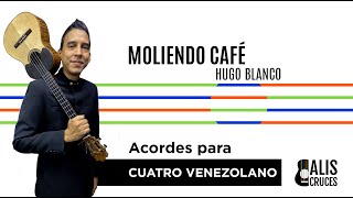 MOLIENDO CAFÉ Acordes para Cuatro Venezolano Prof Alis Cruces [upl. by Cram412]