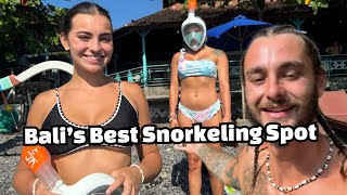 CRAZY Snorkeling Adventure in Bali [upl. by Thomey]