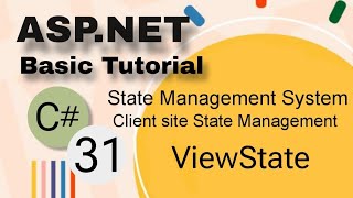 viewState  state management system in aspnet client site statemanagement system [upl. by Aihsenyt]