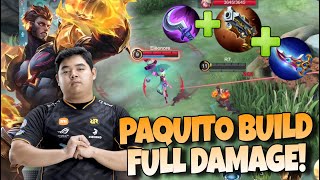 R7 PAQUITO FULL DAMAGE SAKIT BANGET  INI BUILD  EMBLEMNYA [upl. by Ynittirb]