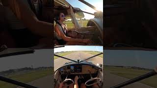 Landing at Oshkosh stootsaviation cessna pilot aviation fly planelanding cessna170 [upl. by Blackmore]