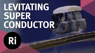 Levitating Superconductor on a Möbius strip [upl. by Lerred]