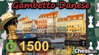 Gambetto Danese a ELO 1500 [upl. by Syverson]