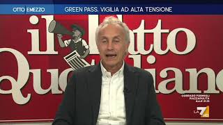 Green pass obbligatorio lallarme di Marco Travaglio quotCi saranno grandi problemi Ne valeva [upl. by Niattirb]