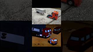 Huffer helps Optimus Prime with his trailer [upl. by Weissman543]