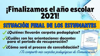 CARPETA PEDAGÓGICA DE RECUPERACIÓN  ORIENTACIONES PARA DOCENTES  PROMOCIÓN GUIADA 2022 [upl. by Child184]