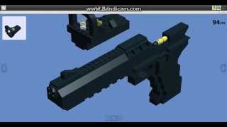 LDD LEGO DESERT EAGLE life size  instruction [upl. by Llertak83]