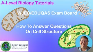 How to answer ALevel biology questions on cell structure for WJEC and EDUQAS exam boards [upl. by Ymmit]