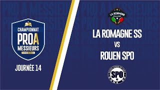 PRO A MESSIEURS  J14  LA ROMAGNE SS  ROUEN SPO [upl. by Notneuq]