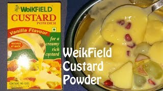 WeikField Custard Powder Recipe [upl. by Lime]