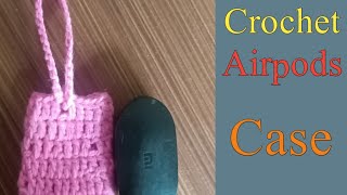 crochet airpods caseCrochet Airpod cover Crochetcrochet for beginnerspattern [upl. by Rose647]