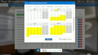 Calendario Laboral Configuración [upl. by Egrog]