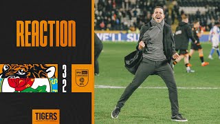 Hull City 32 Blackburn Rovers  Liam Roseniors Post Match Reaction [upl. by Casanova]