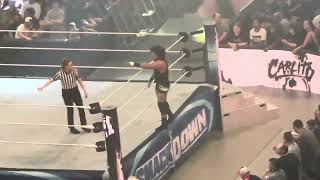 Carlito entrance live  SmackDown postshow 07122024 [upl. by Akeryt]