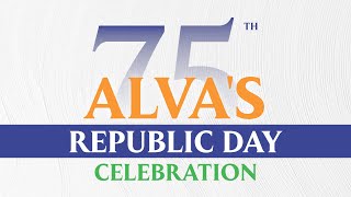 Glimpses of 75th Republic Day celebration at Alva’s [upl. by Ynahteb338]