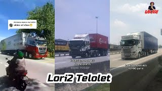 Tepi Sikit  Lori Tenonet Nak Lalu Bang  Kompilasi Truck  Lori Malaysia Horn Telolet [upl. by Nerek]