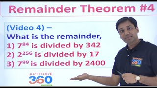 4 Remainder Theorem Part 4  How to find the remainders in 5 seconds The simplest methods [upl. by Skillern]